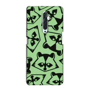 Силіконовий Чохол з Энотами на Oppo Reno 2Z (Мордочки Єнота)