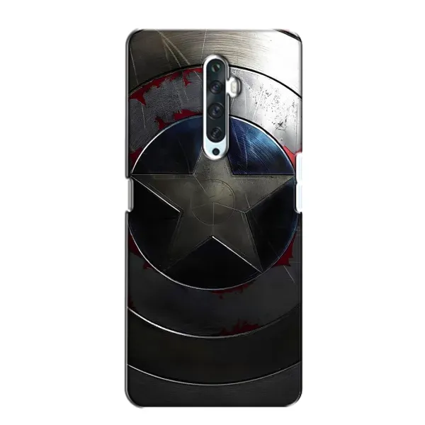 Чехол с рисунком «Ретро Щит Капитана» для OPPO Reno 2Z Чехол с рисунком «Ретро Щит Капитана» для OPPO Reno 2Z