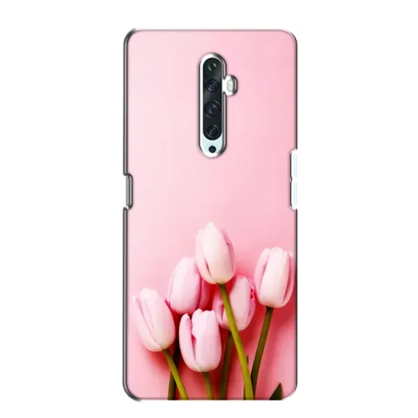 Чехол с рисунком «Розовые тюльпаны» для OPPO Reno 2Z Чехол с рисунком «Розовые тюльпаны» для OPPO Reno 2Z