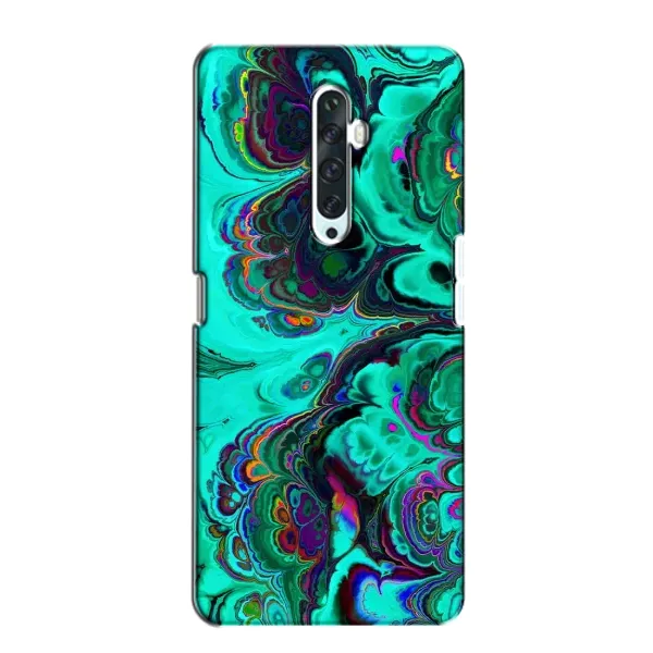 Чехол с рисунком «Салатный мрамор» для OPPO Reno 2Z Чехол с рисунком «Салатный мрамор» для OPPO Reno 2Z