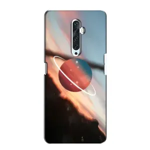 Чохол (ТПУ) з планетами на Oppo Reno 2Z (Сатурн)