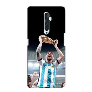 Чехлы Лео Месси Аргентина для Oppo Reno 2Z (Счастливый Месси)