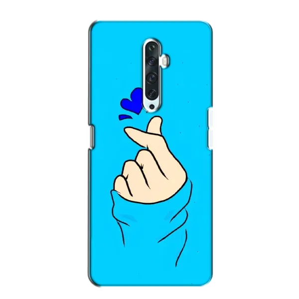 Чехол с рисунком «Сердце на синем» для OPPO Reno 2Z Чехол с рисунком «Сердце на синем» для OPPO Reno 2Z