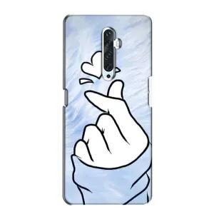 Чехлы (Знак сердечка) на Oppo Reno 2Z (Сердечка знак)