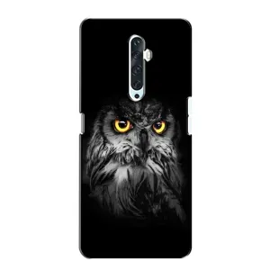 Чохли з принтом СОВИ для Oppo Reno 2Z (Сова на чорному)