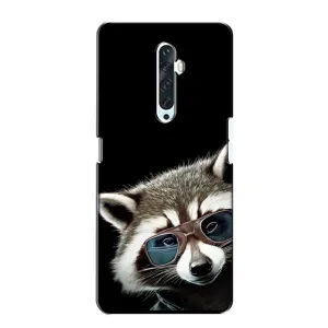Силіконовий Чохол з Энотами на Oppo Reno 2Z (Стильний Єнот)