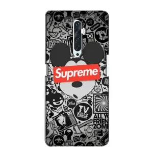 Чехол с рисунком «Supreme Маус» для OPPO Reno 2Z