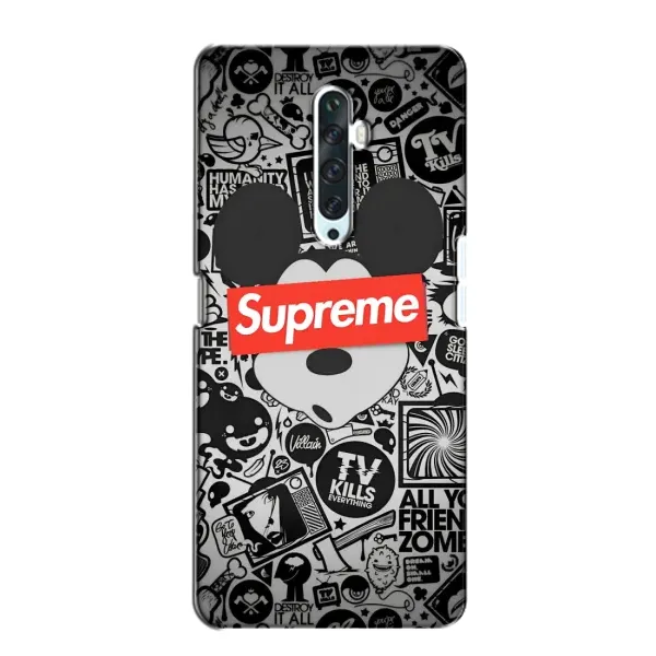 Чехол с рисунком «Supreme Маус» для OPPO Reno 2Z