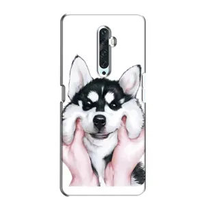 Бампер для Oppo Reno 2Z з картинкою "Песики" (Собака Хаскі)