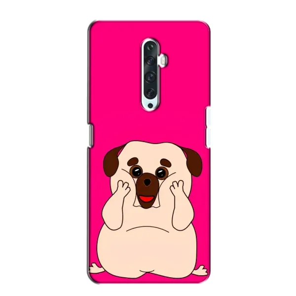 Чехол с рисунком «Веселый Мопсик» для OPPO Reno 2Z Чехол с рисунком «Веселый Мопсик» для OPPO Reno 2Z