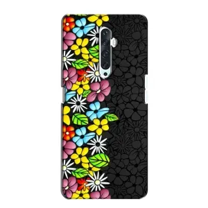 Чехол с Цветами для Oppo Reno 2Z (Яркие цветы)