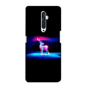 Силіконовий бампер з картинкою звірів для Oppo Reno 2Z (Яскравий олень)