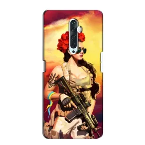 ЗСУ Чехлы (TPU) для Oppo Reno 2Z (Женщина солдат)