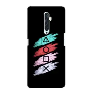 Чехол с рисунком «Значки Sony» для OPPO Reno 2Z