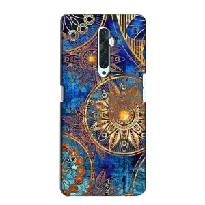 Чохли з сенсом на Oppo Reno 2Z (Золоті узори)