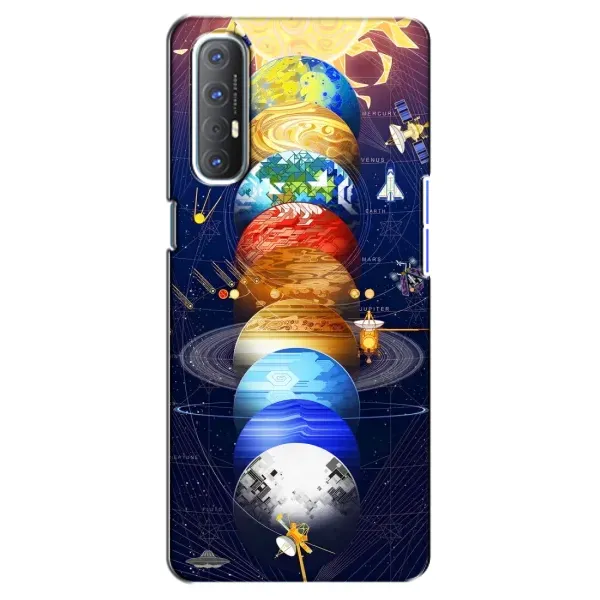 Чехол с рисунком «Арт планети» для OPPO Reno 3 Pro Чехол с рисунком «Арт планети» для OPPO Reno 3 Pro