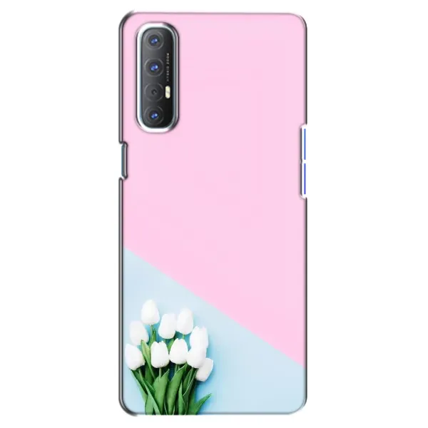Чехол с рисунком «Белые тюльпаны» для OPPO Reno 3 Pro Чехол с рисунком «Белые тюльпаны» для OPPO Reno 3 Pro