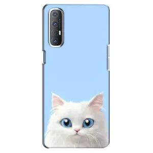 Чохол на тематику: Коти для OPPO Reno 3 Pro (Білий кіт)