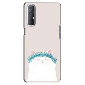 Чохол на тематику: Коти для OPPO Reno 3 Pro (Білий котик)