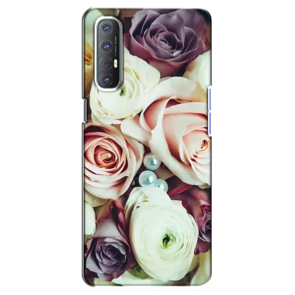 Чехол с рисунком «Букет РОЗ» для OPPO Reno 3 Pro