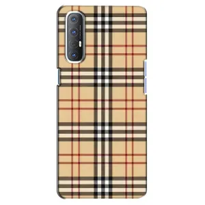 Чехол с рисунком «Burberry стиль» для OPPO Reno 3 Pro
