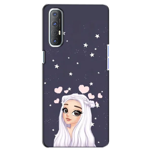 Чехол с рисунком «Девушка и сердечки» для OPPO Reno 3 Pro Чехол с рисунком «Девушка и сердечки» для OPPO Reno 3 Pro
