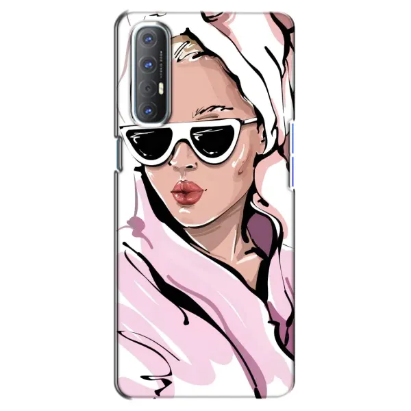Чехол с рисунком «Девушка в халате» для OPPO Reno 3 Pro Чехол с рисунком «Девушка в халате» для OPPO Reno 3 Pro