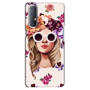Чохол з картинкою Модні Дівчата Oppo Reno 3 Pro (Дівчина в окулярах)