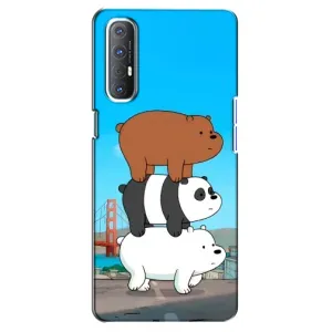 Чохли з Пандами на Oppo Reno 3 Pro (Друзі)