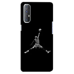 Силіконовый Чохол Nike Air Jordan на Оппо Рено 3 Про (Джордан)