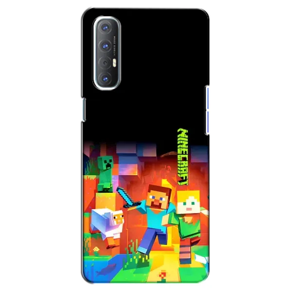 Чехол с рисунком «Герой Майнкрафт» для OPPO Reno 3 Pro Чехол с рисунком «Герой Майнкрафт» для OPPO Reno 3 Pro