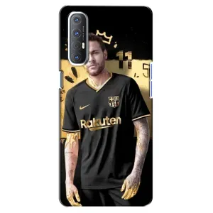 Силиконовый Чехол Oppo Reno 3 Pro (Gold Neymar)