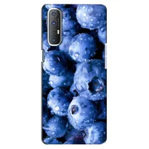 Чехол с изображением вкусной еды для Oppo Reno 3 Pro (Голубика)