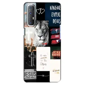 Чехлы для Oppo Reno 3 Pro (Для Христиан) (Христианский арт)