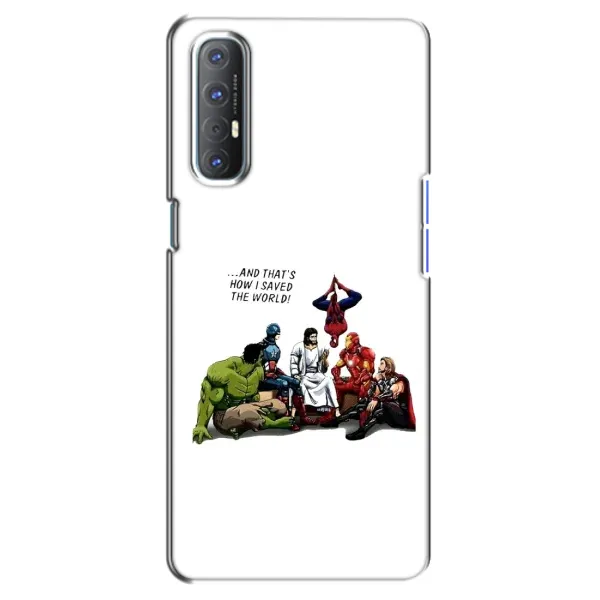 Чехол с рисунком «Иисус супергерой» для OPPO Reno 3 Pro Чехол с рисунком «Иисус супергерой» для OPPO Reno 3 Pro