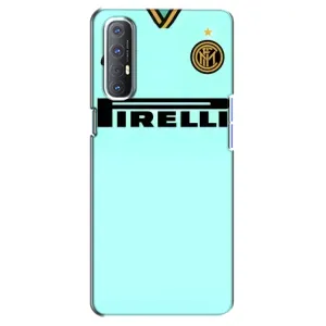 Силиконовые Чехлы принт Футбол на Oppo Reno 3 Pro (Inter)