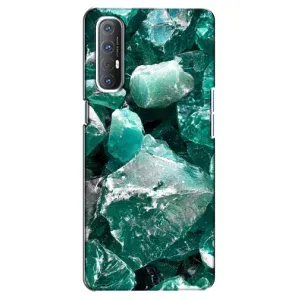 Чохол (Дорого-богато) на Oppo Reno 3 Pro (Смарагд)