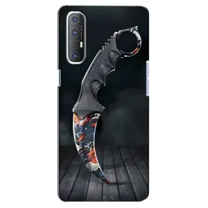 Чехол с рисунком «Кинжал КС ГО» для OPPO Reno 3 Pro