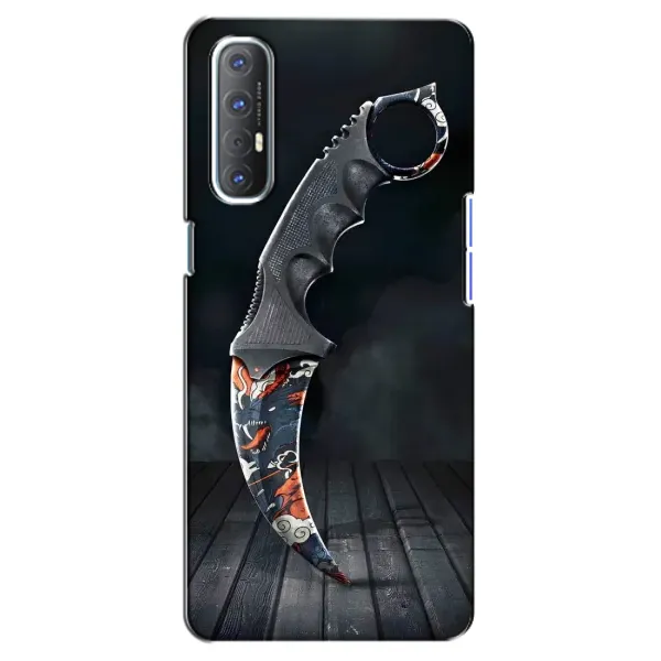 Чехол с рисунком «Кинжал КС ГО» для OPPO Reno 3 Pro Чехол с рисунком «Кинжал КС ГО» для OPPO Reno 3 Pro