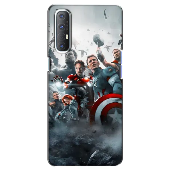 Чехол с рисунком «Команда марвел» для OPPO Reno 3 Pro