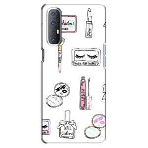 Дівчачий Чохол для Oppo Reno 3 Pro (Косметика)
