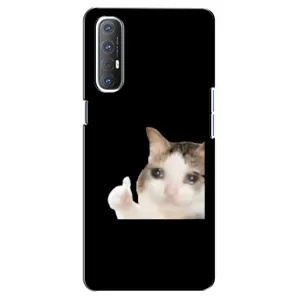 Чехол с рисунком «Кот в слезах» для OPPO Reno 3 Pro