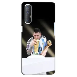 Чехлы Лео Месси Аргентина для Oppo Reno 3 Pro (Кубок Мира)