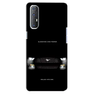Чехлы с тематикой "Крутые машины" на Oppo Reno 3 Pro (Черный Land Rover)