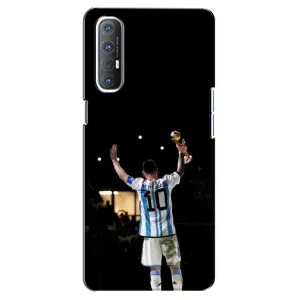 Чехлы Лео Месси Аргентина для Oppo Reno 3 Pro (Лео Чемпион)