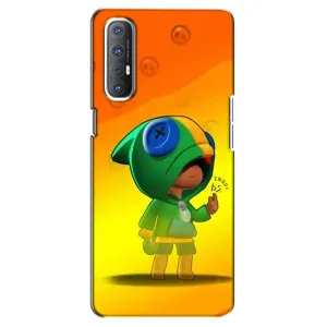 Чохол Бравл Старс для Oppo Reno 3 Pro (LEON в кофті)