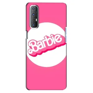 Силиконовый Чехол Барби Фильм на Oppo Reno 3 Pro (Лого Барби)