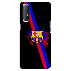 Чехол для Oppo Reno 3 Pro (Барселона) (Лого Барсы)
