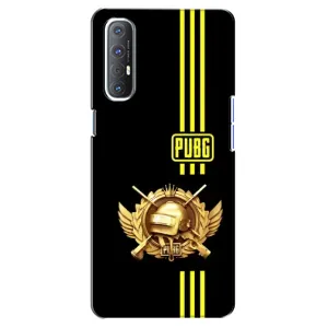 Чехол (TPU) с картинкой "Лого Пабг" на Оппо Рено 3 Про (Лого PUPG)