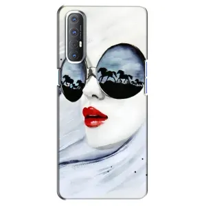 Чохол з картинкою Модні Дівчата Oppo Reno 3 Pro (Любителька коней)